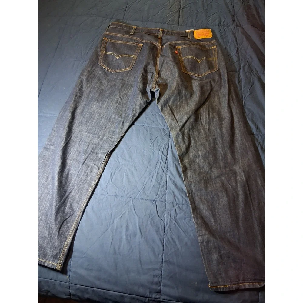 Levis 569 Loose Straight Fit Mens Jeans Dark‎ Wash Indigo W40 L32 00569-0127